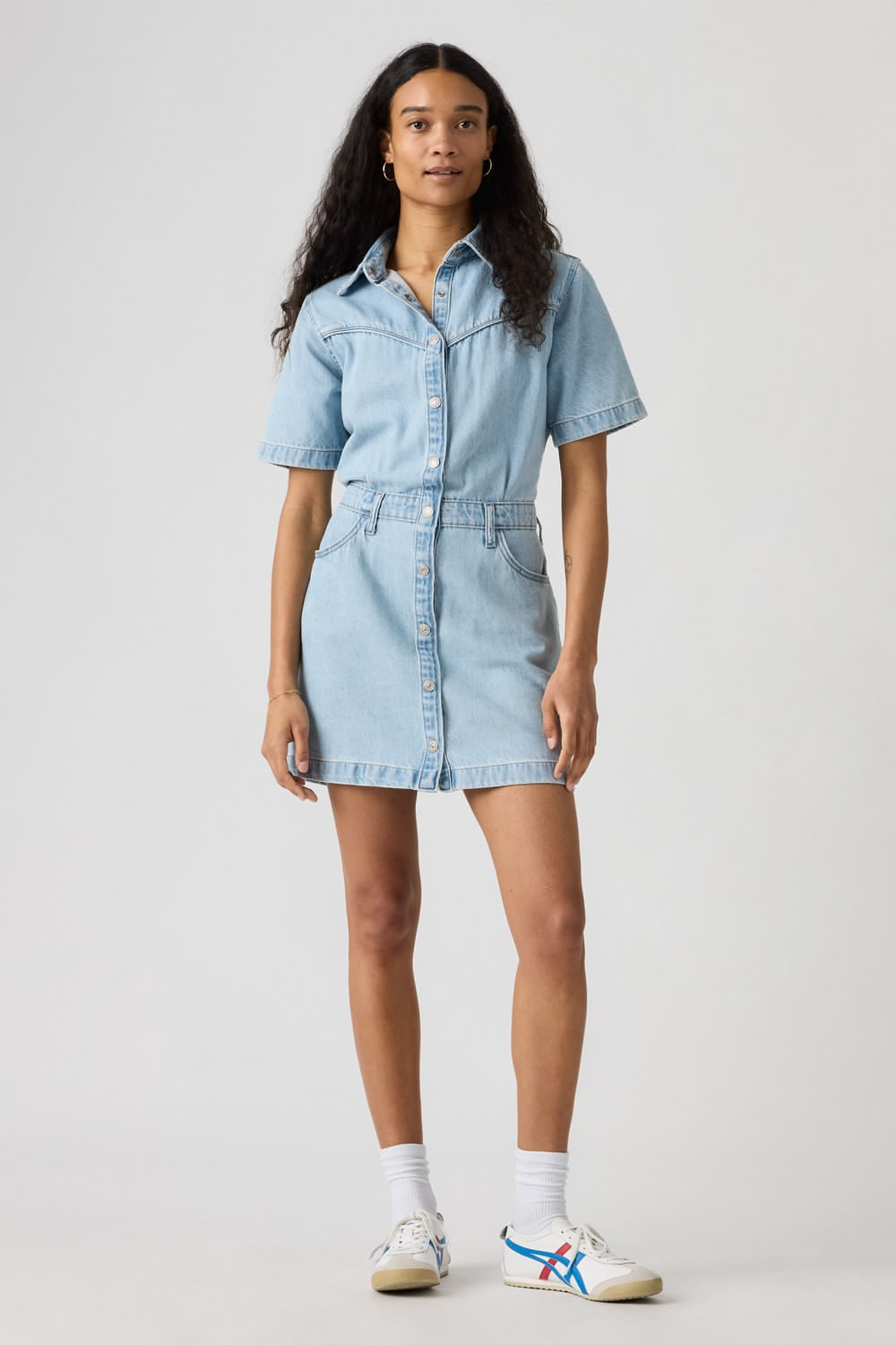 Levis ss logan western dress blasted stone — imagen 3