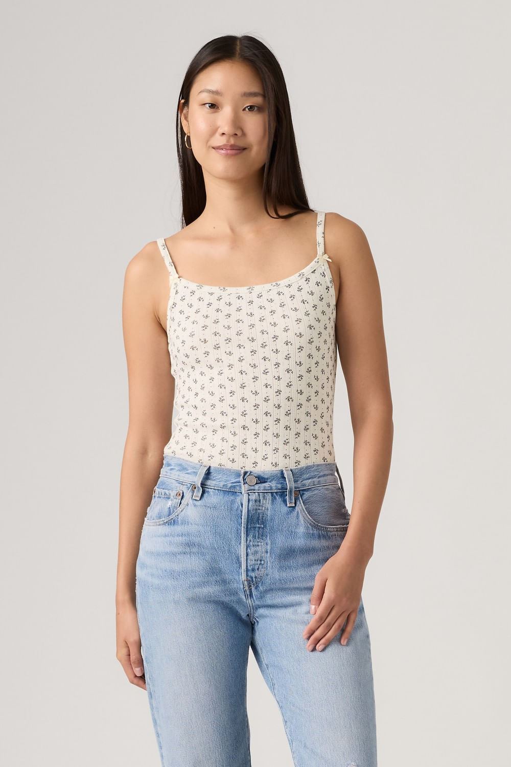 Cami tank full ditsy Kimberly ditsy sunshine blue de Levis — imagen 3