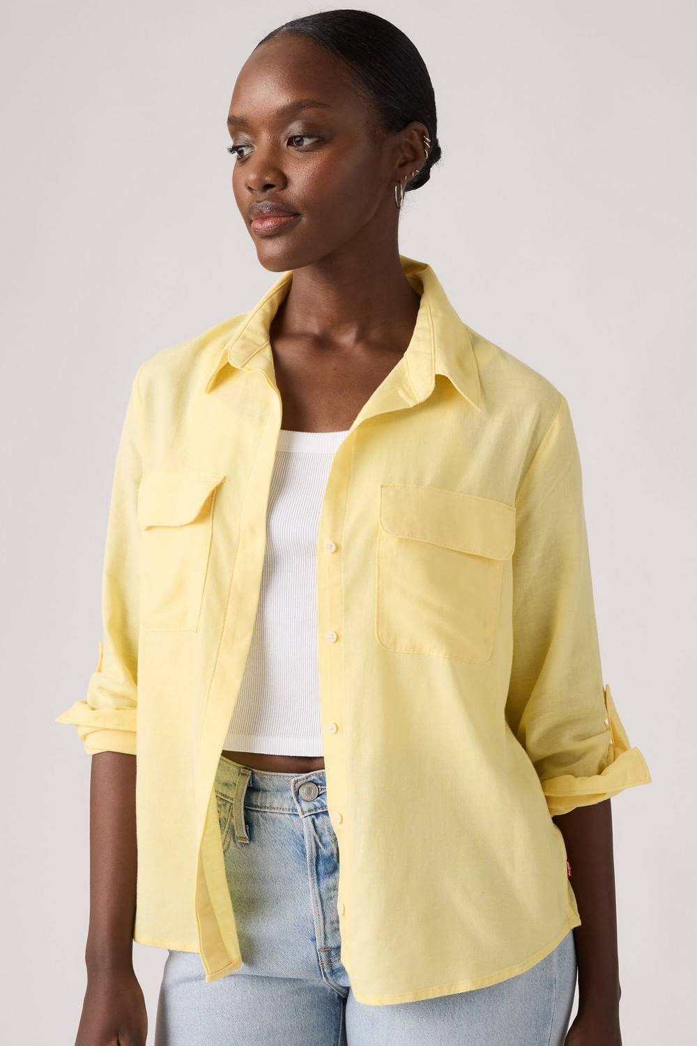 Elaine Utility Shirt French Vanilla de Levis