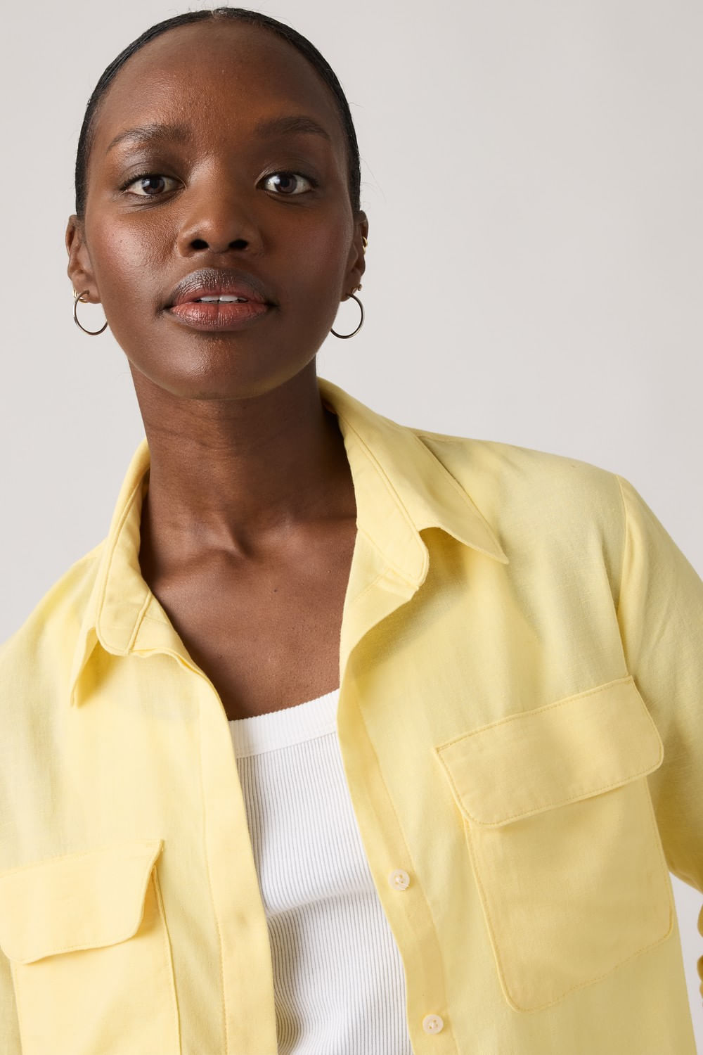 Elaine Utility Shirt French Vanilla de Levis — imagen 2
