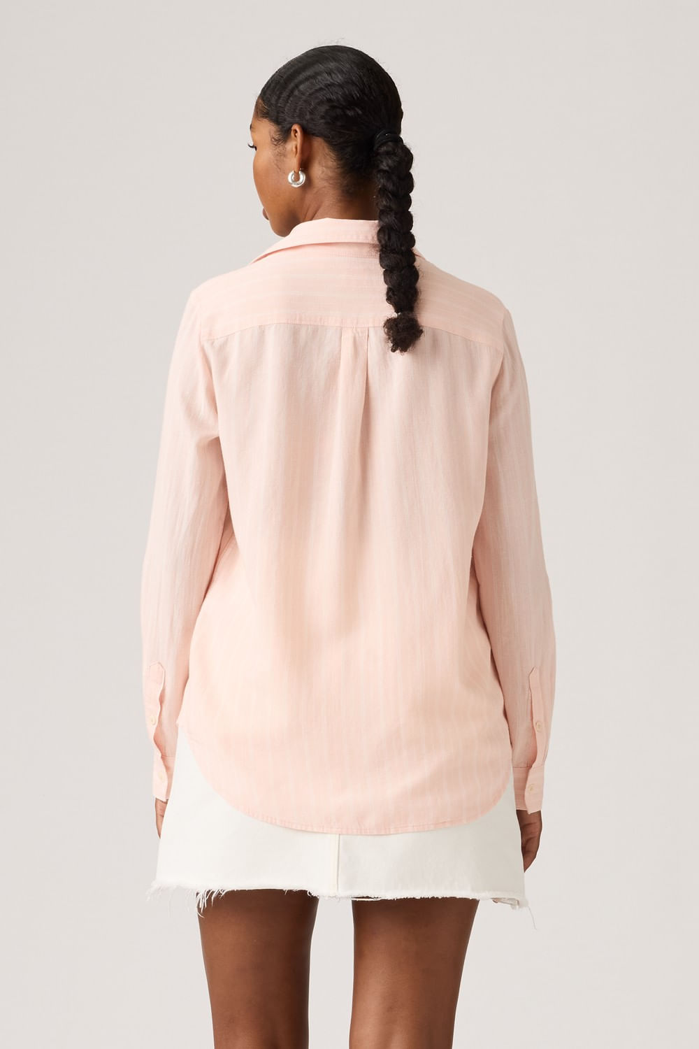 Darlene utility shirt rivington stripe crystal pink — imagen 4