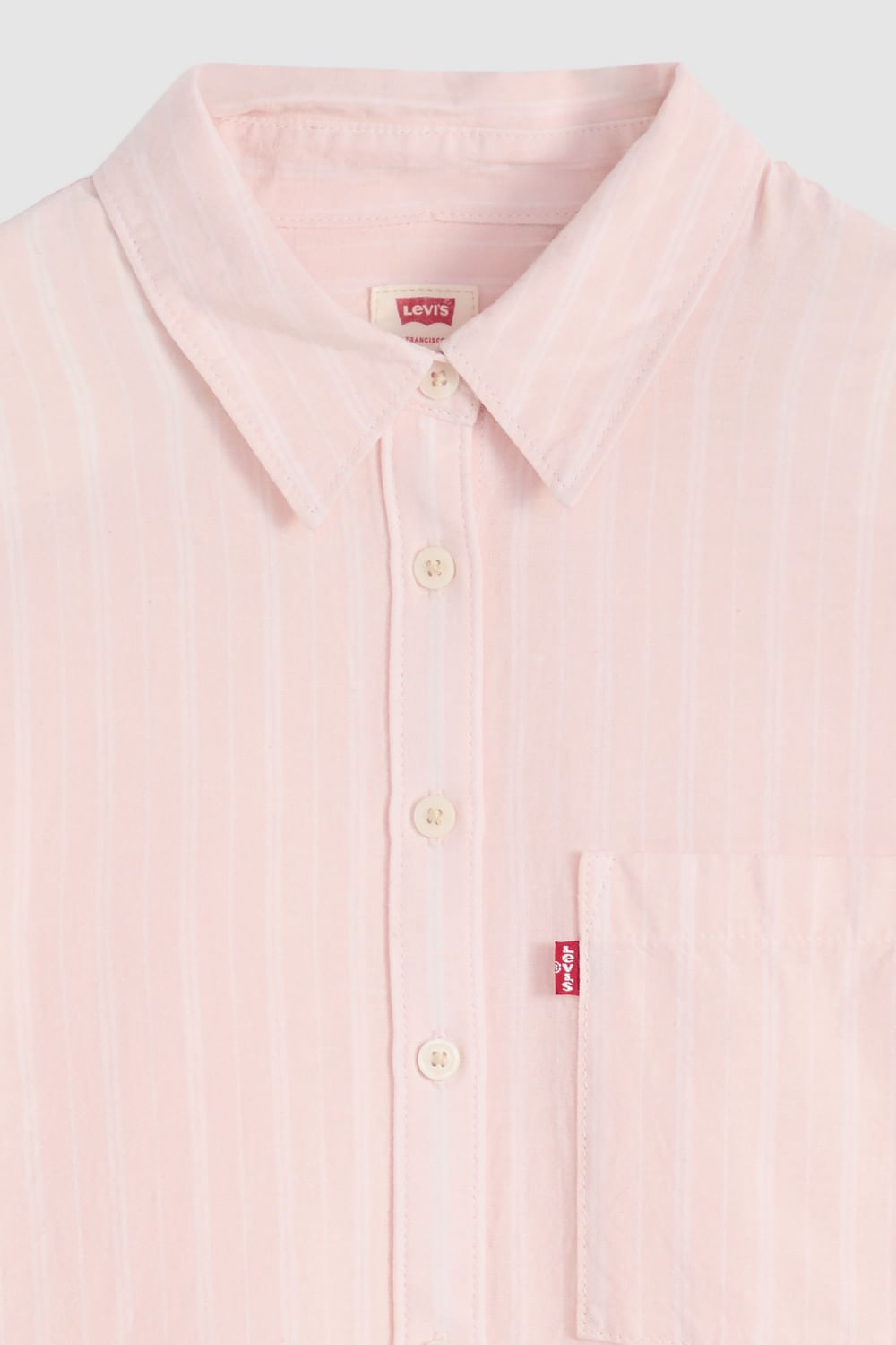 Darlene utility shirt rivington stripe crystal pink — imagen 6