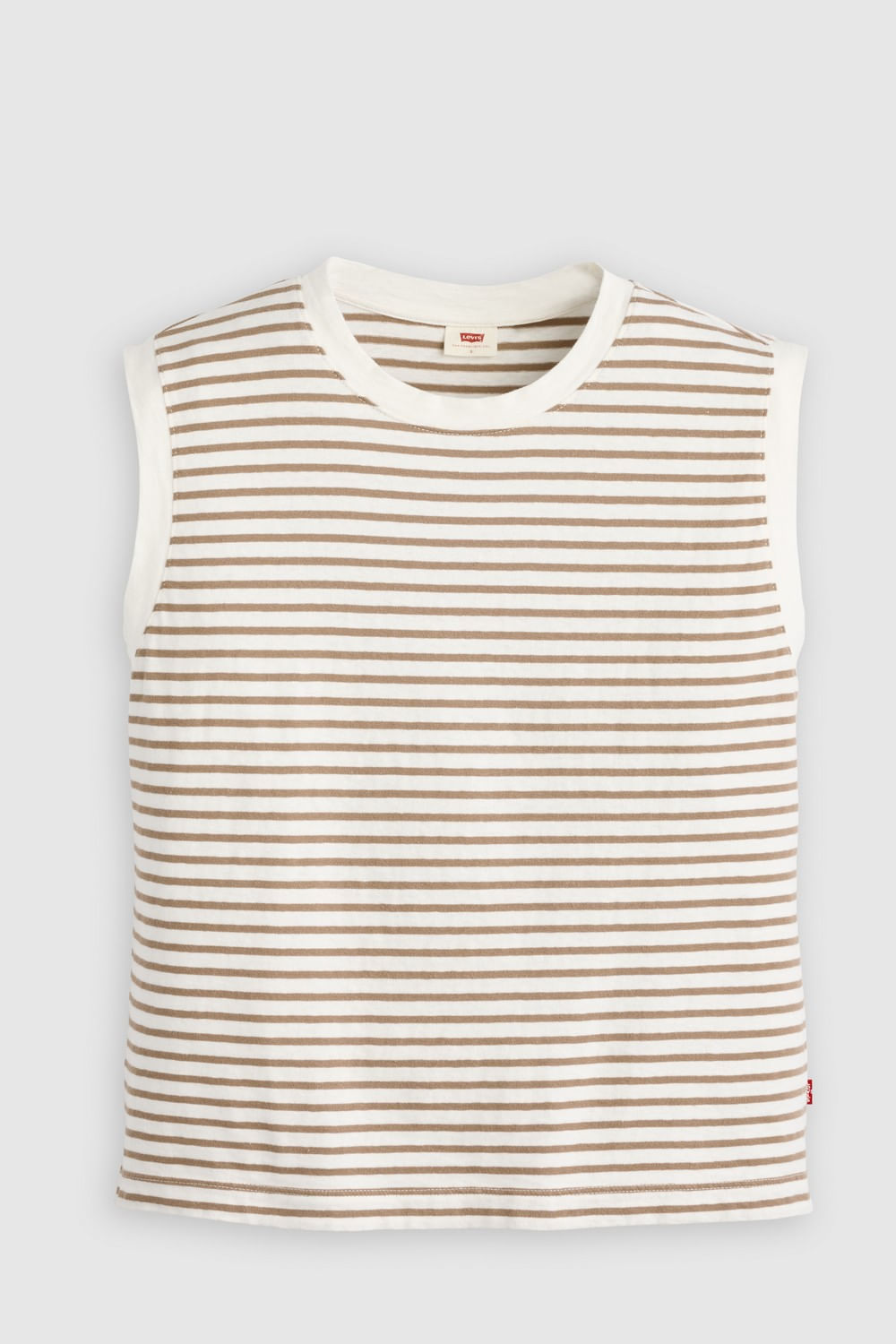 Tank boxy Emmi stripe egret pine bark de Levis — imagen 5