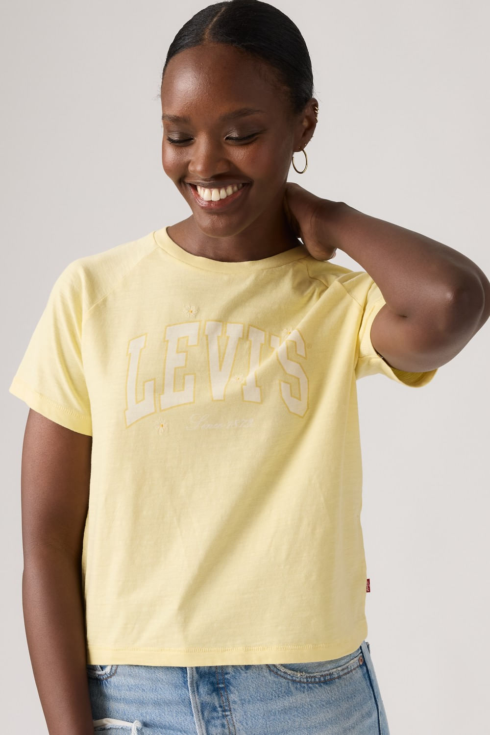 Graphic game day tee french vanilla de Levis