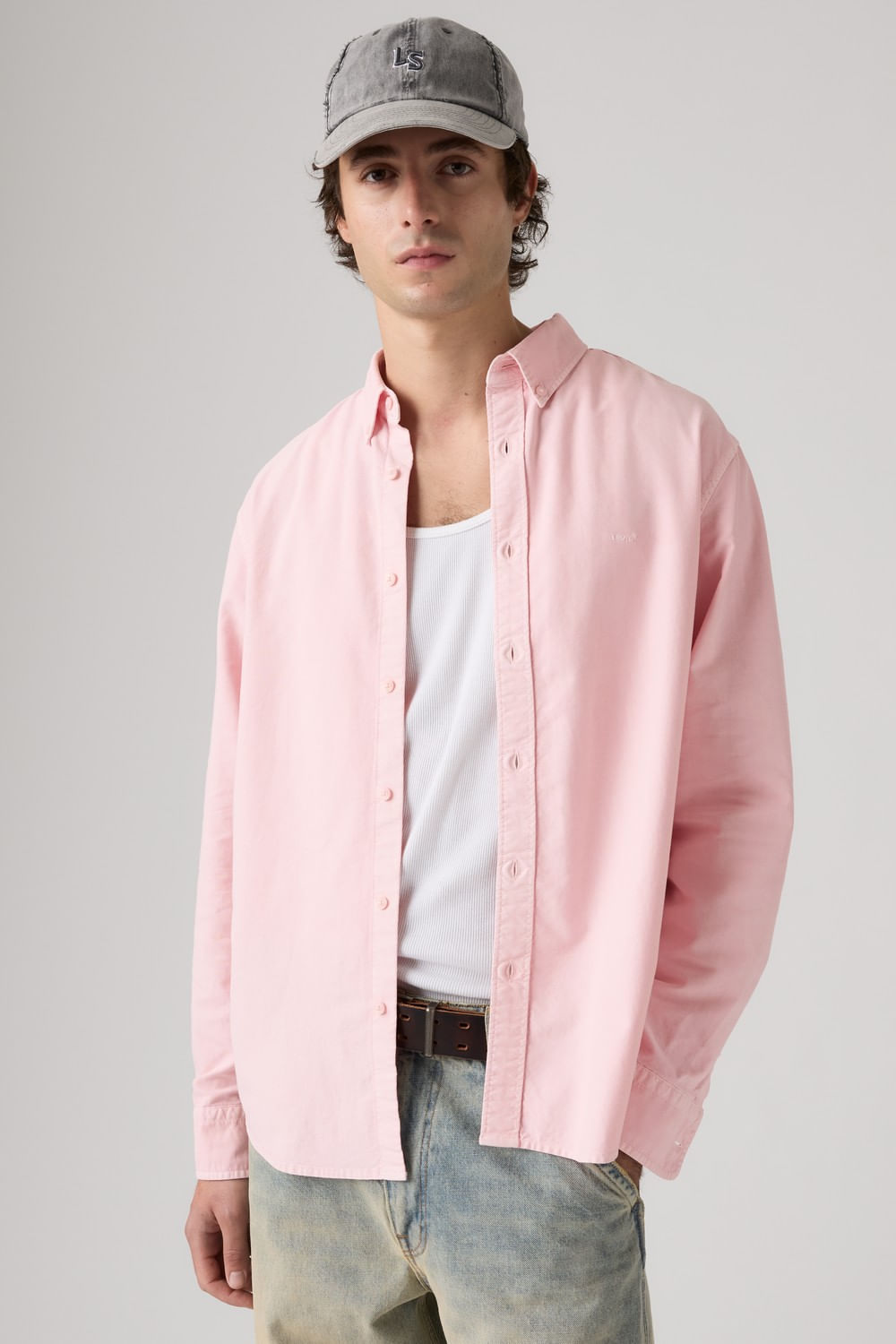 Authentic button down natural pink de Levis
