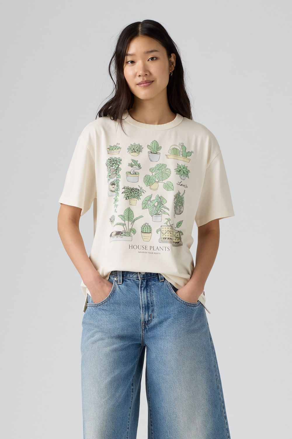 Gr tabor tee botanical egret — imagen 3