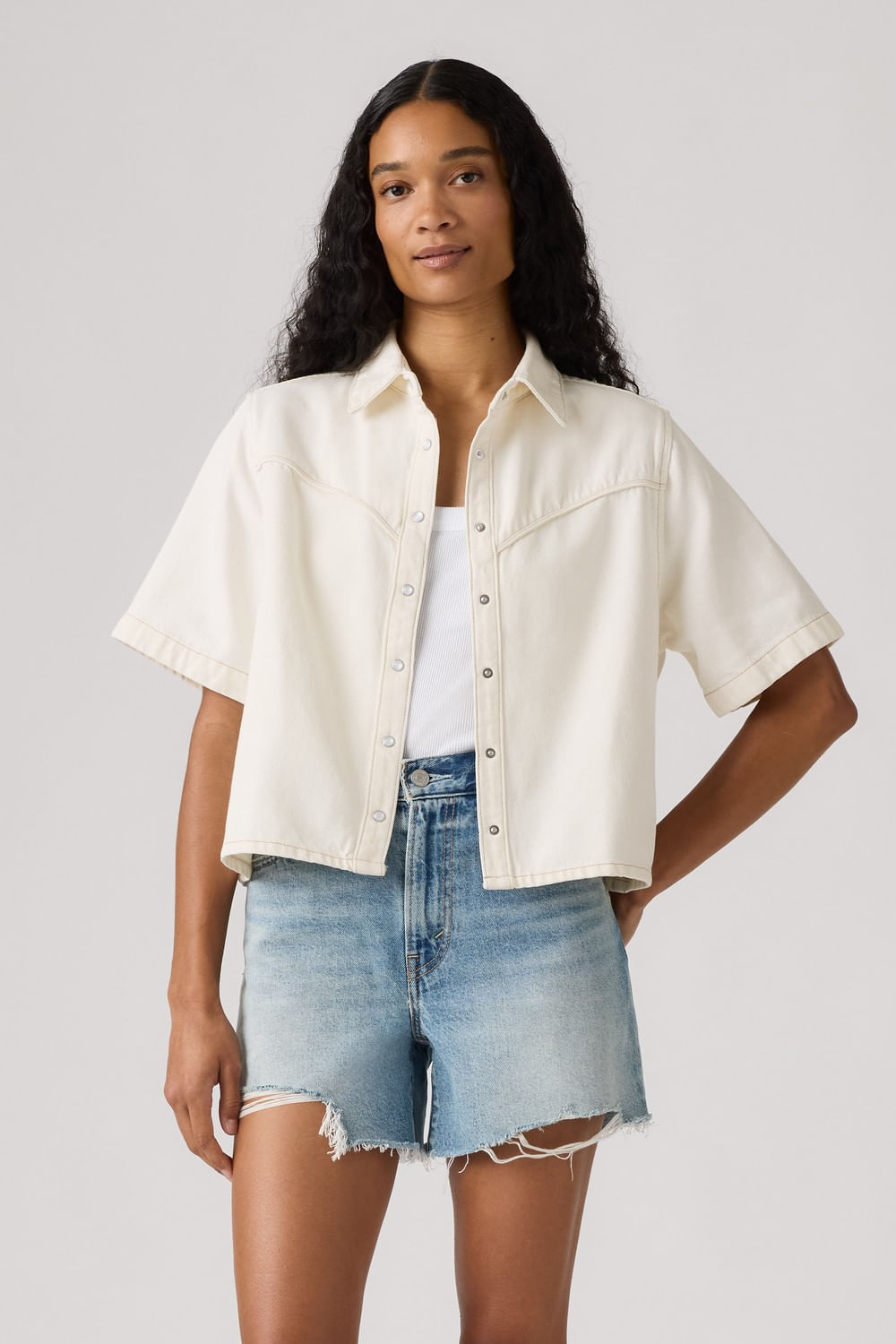 Levis logan ss denim shirt truth slip — imagen 3