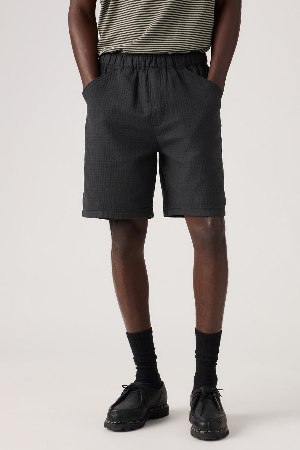 Pull on workear short negro — imagen 2