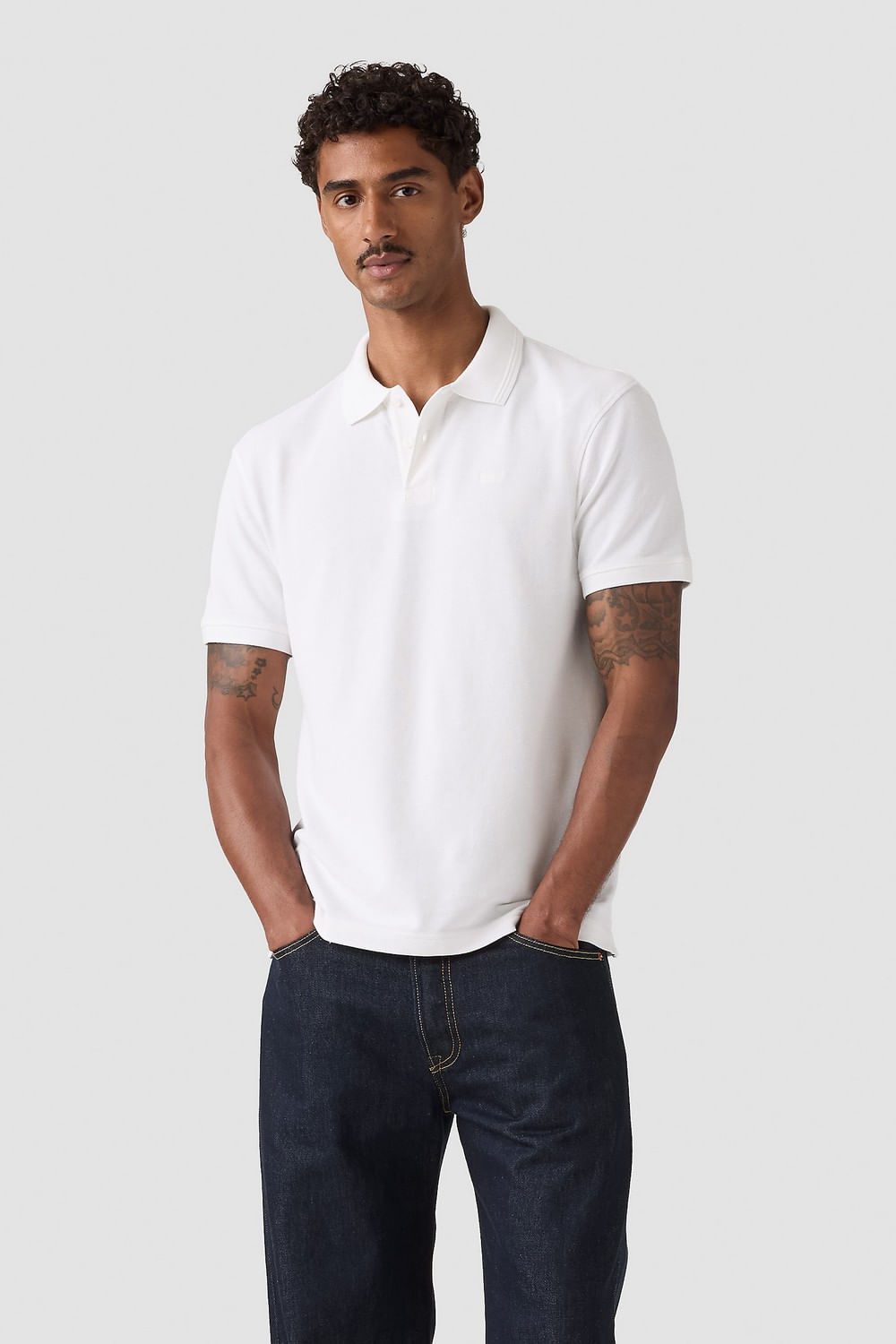 Levis polo bright white