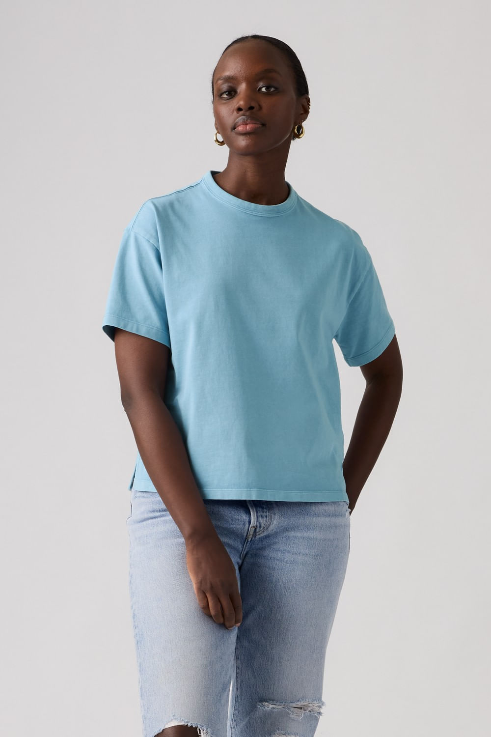 Vintage tee garment dye glacier lake — imagen 3