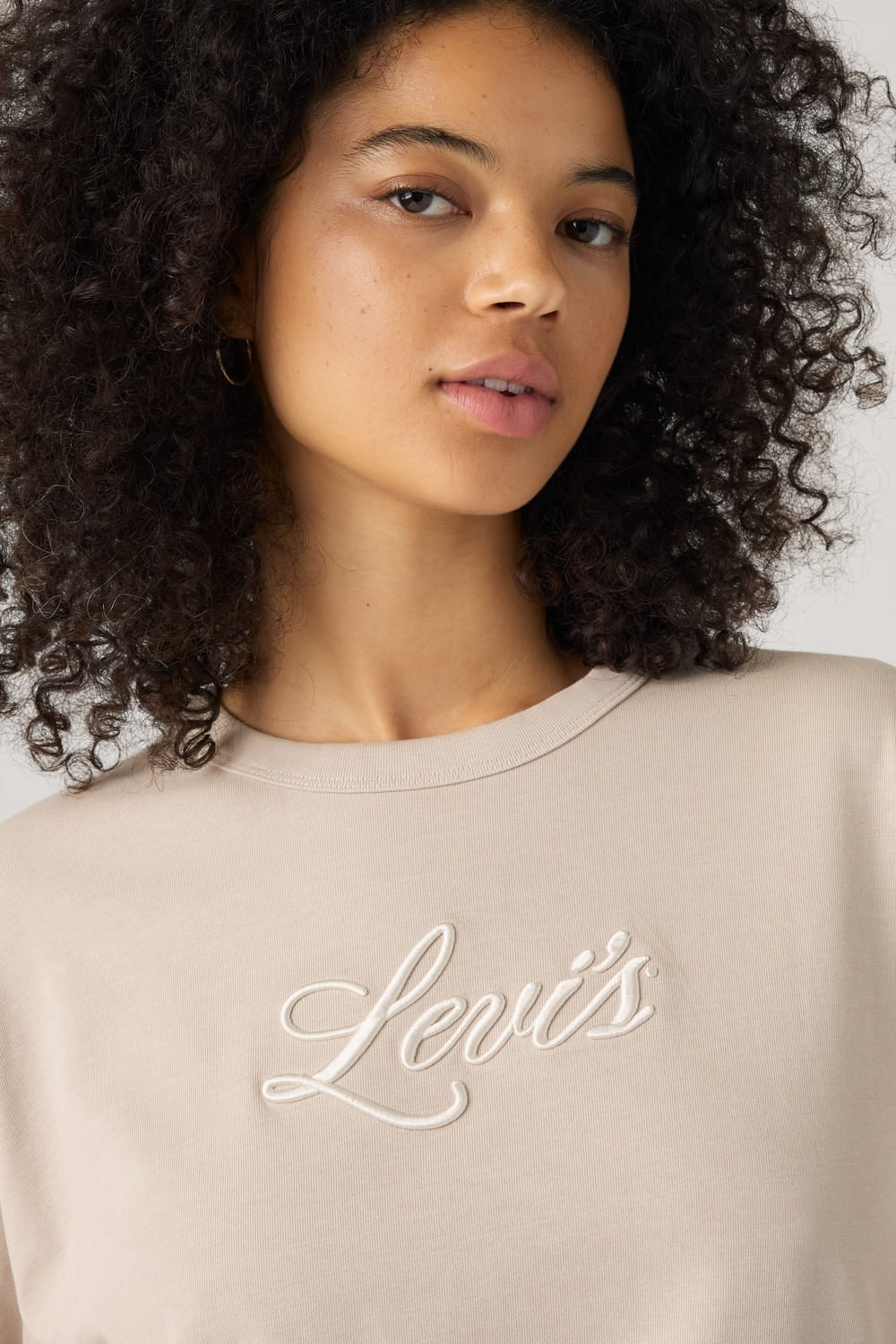 Gr vintage tee levi's script b chateaux grey - Levi's — imagen 2