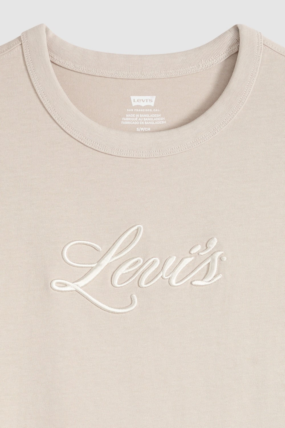 Gr vintage tee levi's script b chateaux grey - Levi's — imagen 6