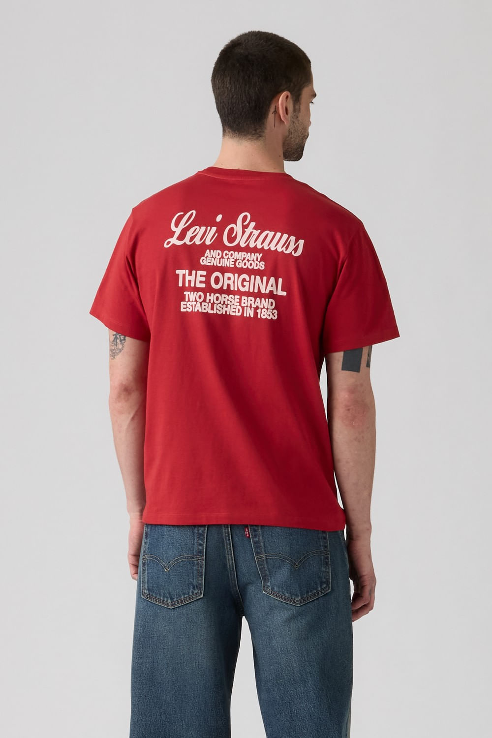 Camiseta Relaxed Graphic Pocket Tee roja de Levis — imagen 2