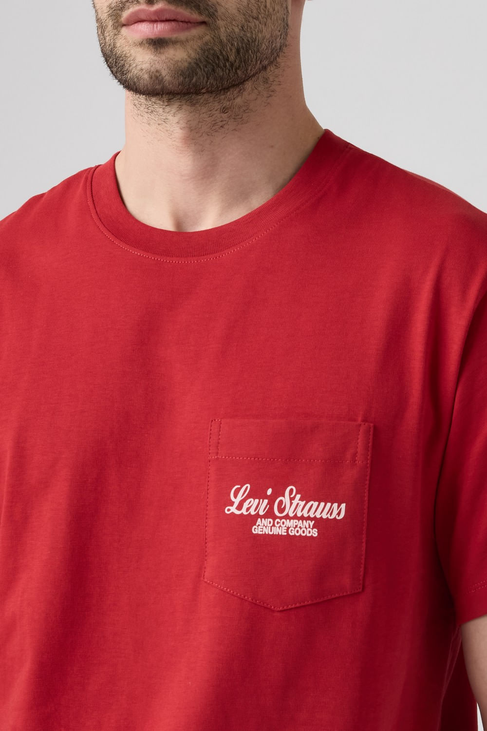 Camiseta Relaxed Graphic Pocket Tee roja de Levis — imagen 3
