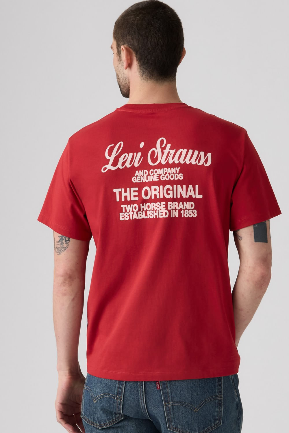 Camiseta Relaxed Graphic Pocket Tee roja de Levis — imagen 4