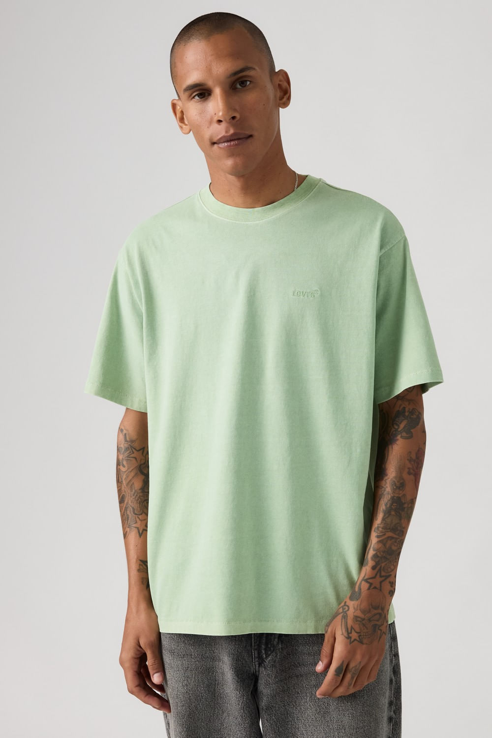 Levis red tab vintage tee cameo green gd — imagen 4