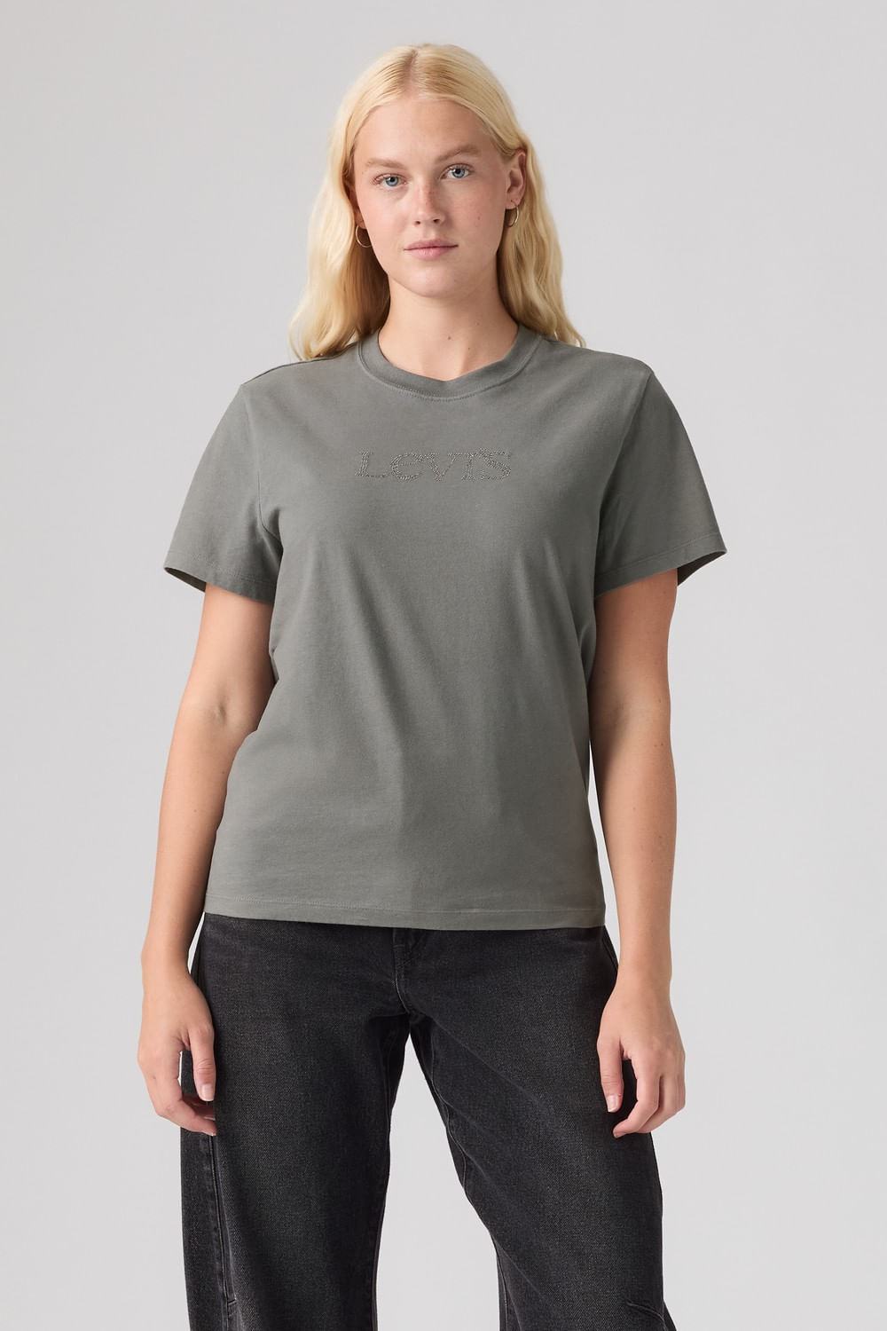 Gr favorite tee Levi's club ap smoked pearl — imagen 3